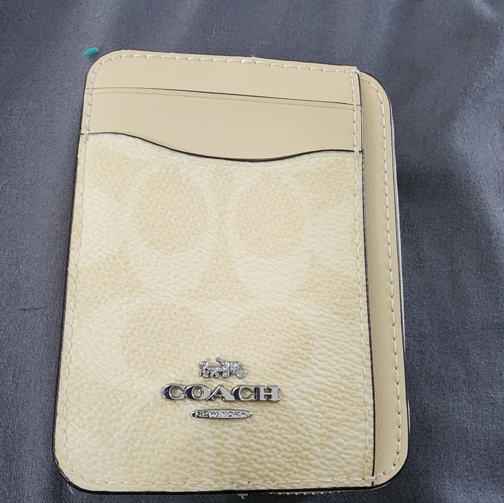 Coach Cream Wallet